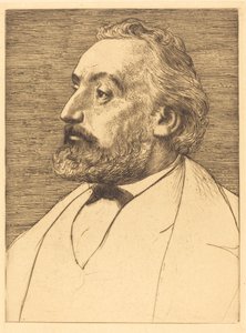 Leon Gambetta, 2. plaka. by Alphonse Legros
