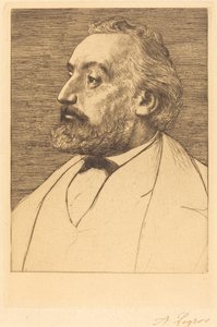 Leon Gambetta, 2. plaka by Alphonse Legros
