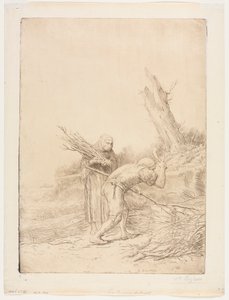 Fagot Yapıcılar. by Alphonse Legros