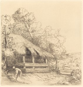 Küçük Barınak (Le petit hangar) by Alphonse Legros