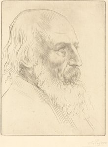 Lord A. Tennyson, 3. plaka by Alphonse Legros