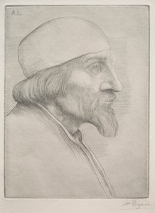 Kafatası olan adam by Alphonse Legros