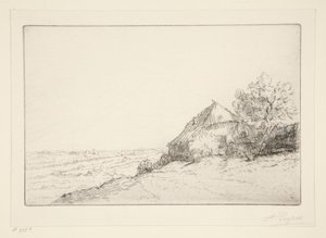 Tepedeki Kulübe by Alphonse Legros