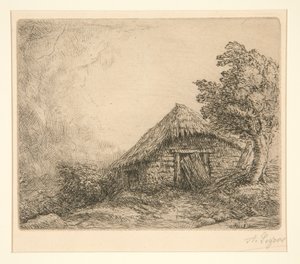 Bir Tepede Yazlık by Alphonse Legros