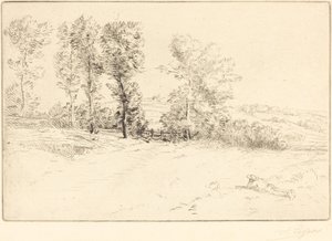 Güneşli Çayır (Le pre ensoleille) by Alphonse Legros