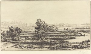 Turba bataklıkları (Les Tourbieres) by Alphonse Legros