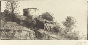 Güvercin Kulesi Güvercin kulesi. by Alphonse Legros