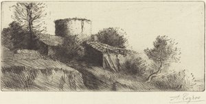 Güvercin Kulesi Güvercin kulesi. by Alphonse Legros