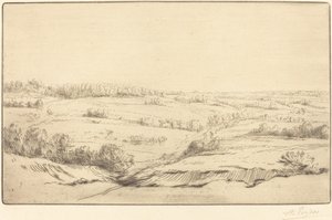 Düz Ova. by Alphonse Legros