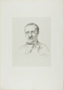 Champfleury portresi by Alphonse Legros