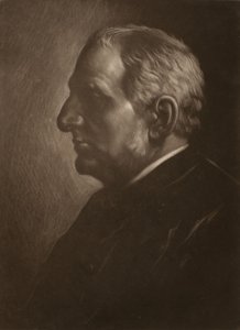 Sir Francis Seymour Hayden'ın Portresi by Alphonse Legros