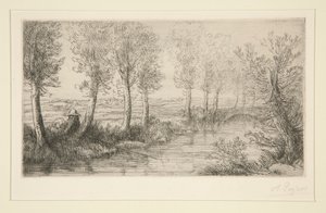 Pres du moulin (Değirmene Yakın) by Alphonse Legros