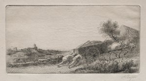 Saman getirmek. by Alphonse Legros