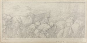 Köylülerin Dönüşü. by Alphonse Legros