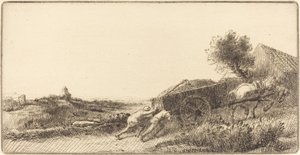 Hay ile Dönüş (Rentrant le foin) by Alphonse Legros