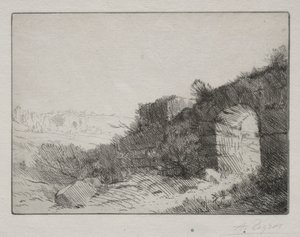 Roma Harabeleri by Alphonse Legros