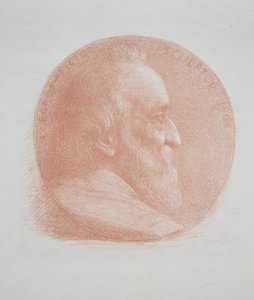 Otoportre, Madalyon No. 2 (11. Plaka) by Alphonse Legros