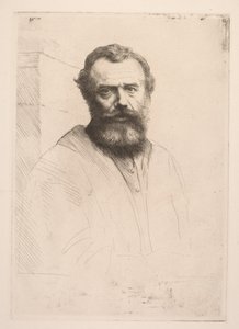 Otoportre Üçüncü Plaka. by Alphonse Legros