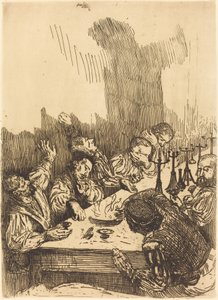 Gölge Ombre. by Alphonse Legros