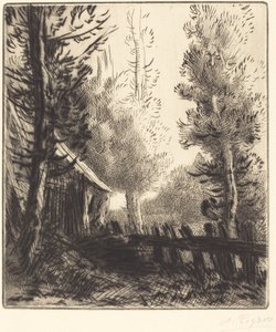 Kulübe (le hangar) by Alphonse Legros