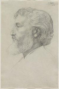 Sör Frederick Leighton by Alphonse Legros
