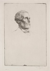 Sör Frederick W. Burton by Alphonse Legros