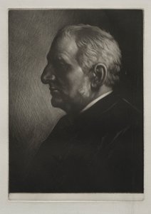 Sör Seymour Haden. by Alphonse Legros