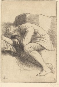 uyuyan by Alphonse Legros
