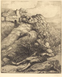 Uyuyan Çoban (Le repos du berger) by Alphonse Legros