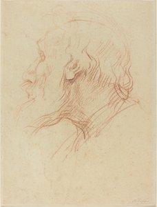 Bir Dilencinin İncelenmesi. by Alphonse Legros
