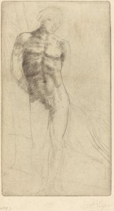 Çıplak Figür Çalışması (Etude de Figure nue) by Alphonse Legros