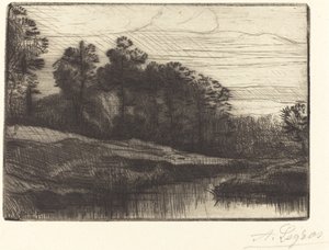 Gün Batımı (Akşam (Gün Batımı)) by Alphonse Legros