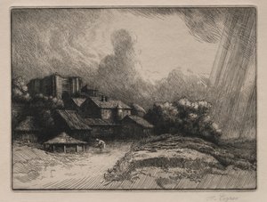 Manastır Çiftliği. by Alphonse Legros