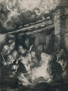 Çobanların Hayranlığı, 1922. by Alphonse Legros