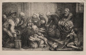 Brugge Dilenciler by Alphonse Legros
