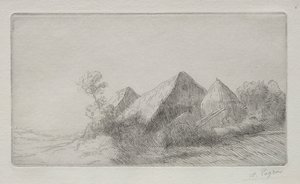 Sepet Kulübesi. by Alphonse Legros