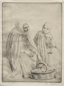Yumurta Tüccarları (1. Tabak) by Alphonse Legros