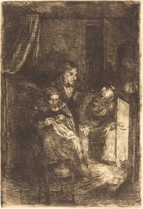 Ocak (Le fuaye) by Alphonse Legros