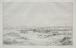 Gölün yakınındaki Çayır by Alphonse Legros