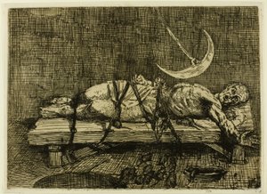 Çukur ve Sarkaç, ikinci Plaka by Alphonse Legros