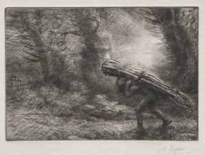 Kulübe Dönüş by Alphonse Legros