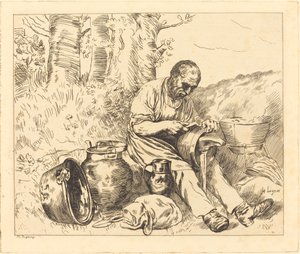 Tinker Le retameur. by Alphonse Legros