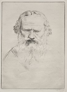 Tolstoy. by Alphonse Legros