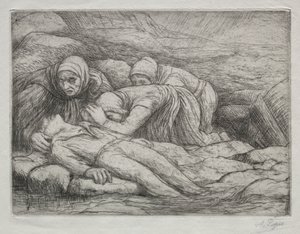 Ölümün Zaferi: Bir Denizci Ailesinde Ölüm by Alphonse Legros
