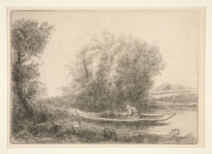 Nehrin bir köşesi by Alphonse Legros
