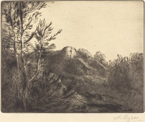 Çiftlik Görünümü by Alphonse Legros