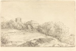 Köy Bir köy. by Alphonse Legros
