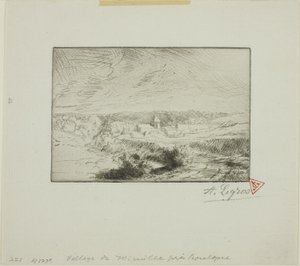 Wimille Köyü, Boulogne Yakınında by Alphonse Legros