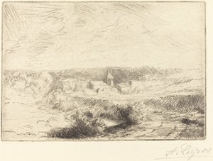 Wimille Köyü, Boulogne yakınında (Village de Wimille, pres Boulogne) by Alphonse Legros