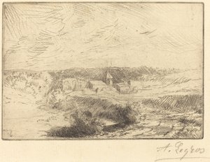 Wimille Köyü, Boulogne Köyü de Wimille yakınlarında, Boulogne prestijli. by Alphonse Legros